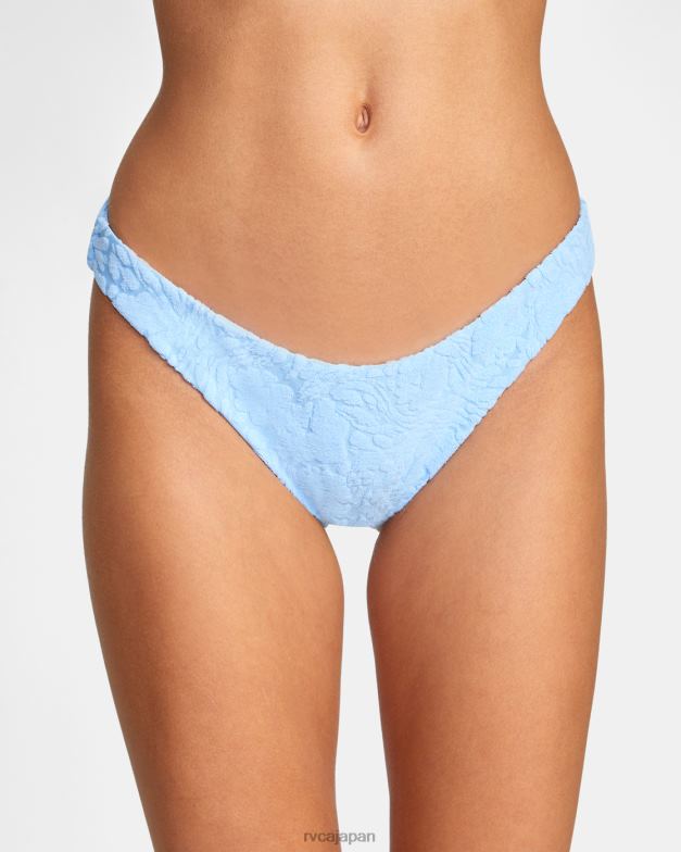 泳ぐ TP8J1462 エースブルー RVCA 女性 ワイルドフルールビキニボトムス