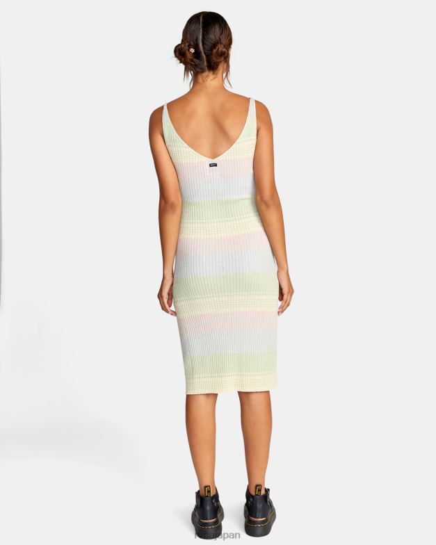 衣類 TP8J1463 マルチ RVCA 女性 ワイルドファイア ミディドレス