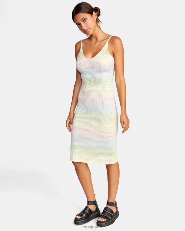 衣類 TP8J1463 マルチ RVCA 女性 ワイルドファイア ミディドレス