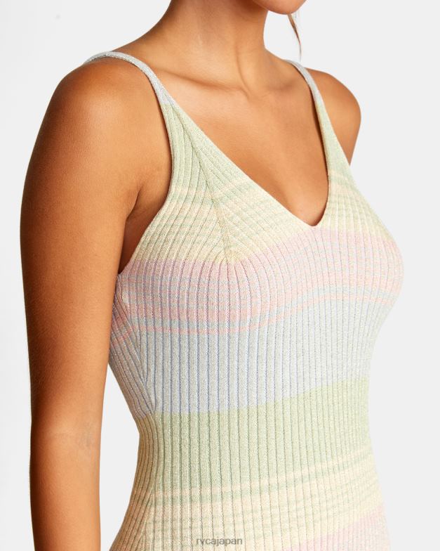 衣類 TP8J1463 マルチ RVCA 女性 ワイルドファイア ミディドレス