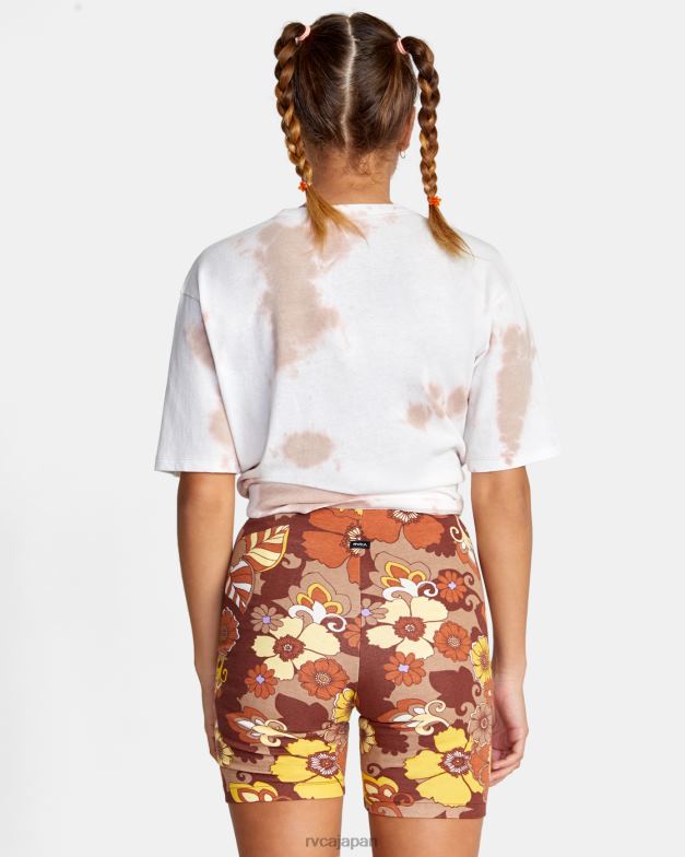 衣類 TP8J1467 カプチーノ RVCA 女性 プッシュイットバイクショーツ