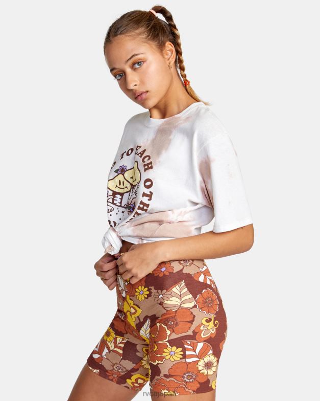 衣類 TP8J1467 カプチーノ RVCA 女性 プッシュイットバイクショーツ