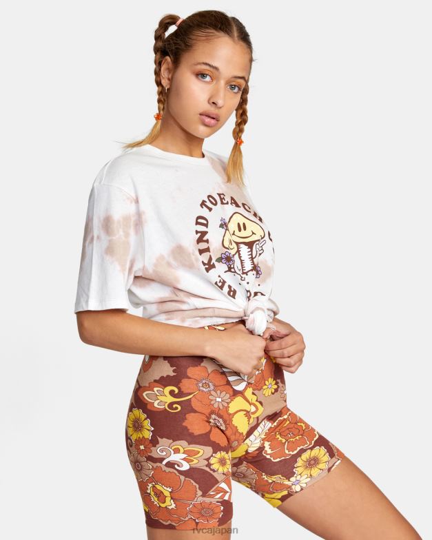 衣類 TP8J1467 カプチーノ RVCA 女性 プッシュイットバイクショーツ