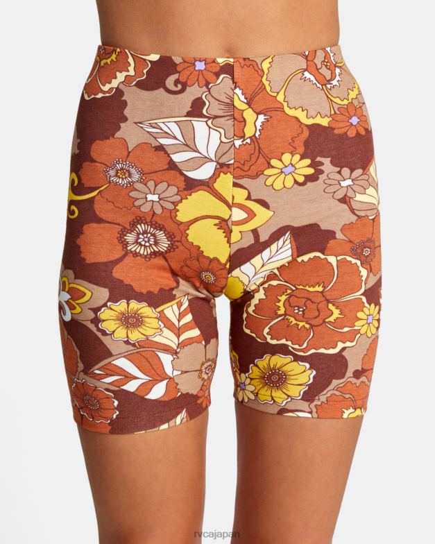 衣類 TP8J1467 カプチーノ RVCA 女性 プッシュイットバイクショーツ