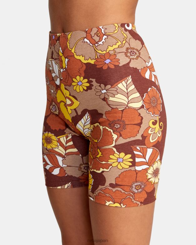 衣類 TP8J1467 カプチーノ RVCA 女性 プッシュイットバイクショーツ