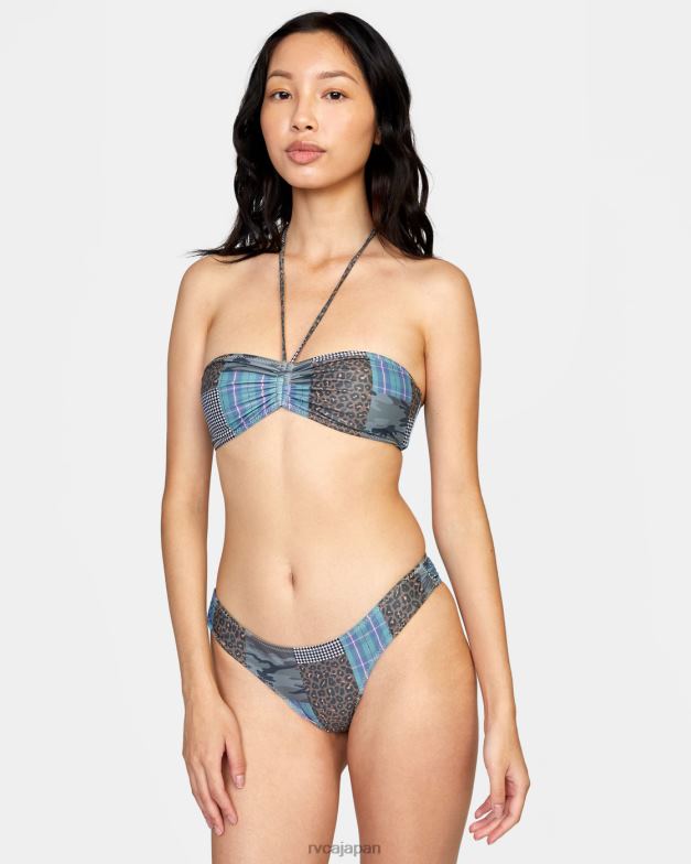 泳ぐ TP8J1481 マルチ RVCA 女性 ステファニーステラ バンドゥビキニトップ