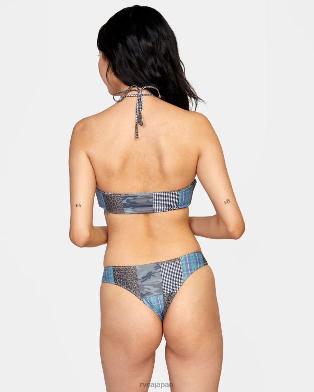 泳ぐ TP8J1481 マルチ RVCA 女性 ステファニーステラ バンドゥビキニトップ