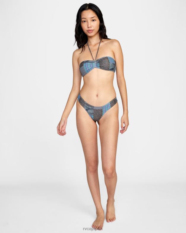 泳ぐ TP8J1481 マルチ RVCA 女性 ステファニーステラ バンドゥビキニトップ