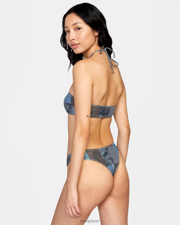 泳ぐ TP8J1481 マルチ RVCA 女性 ステファニーステラ バンドゥビキニトップ