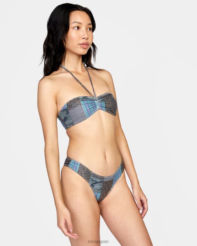 泳ぐ TP8J1481 マルチ RVCA 女性 ステファニーステラ バンドゥビキニトップ