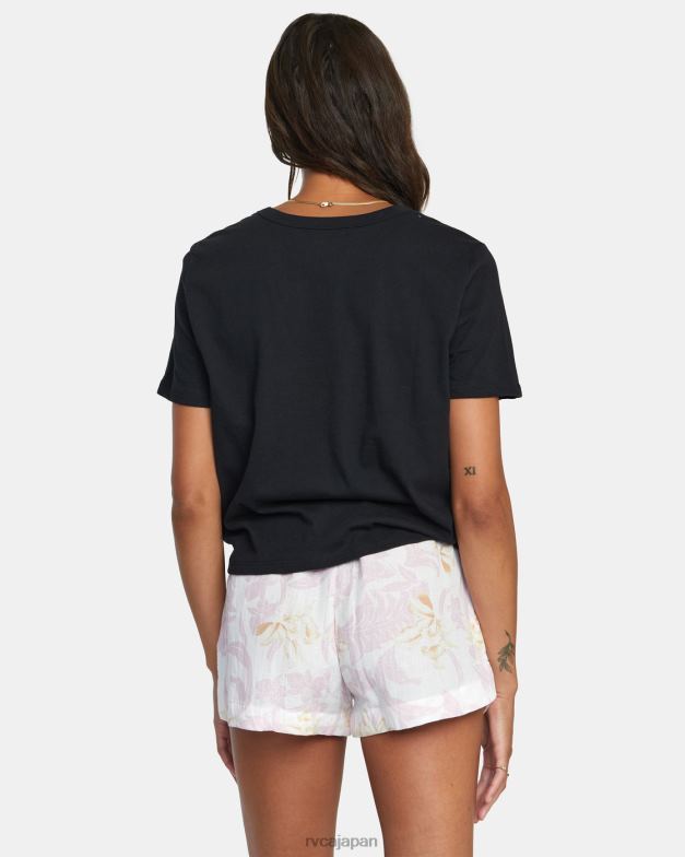 衣類 TP8J1495 ベラ RVCA 女性 リネン新夢ドローコードショーツ
