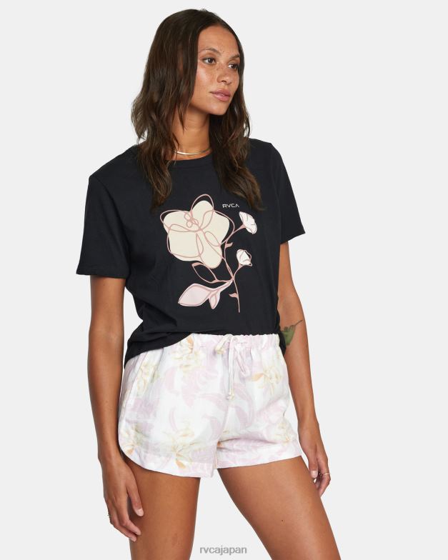 衣類 TP8J1495 ベラ RVCA 女性 リネン新夢ドローコードショーツ