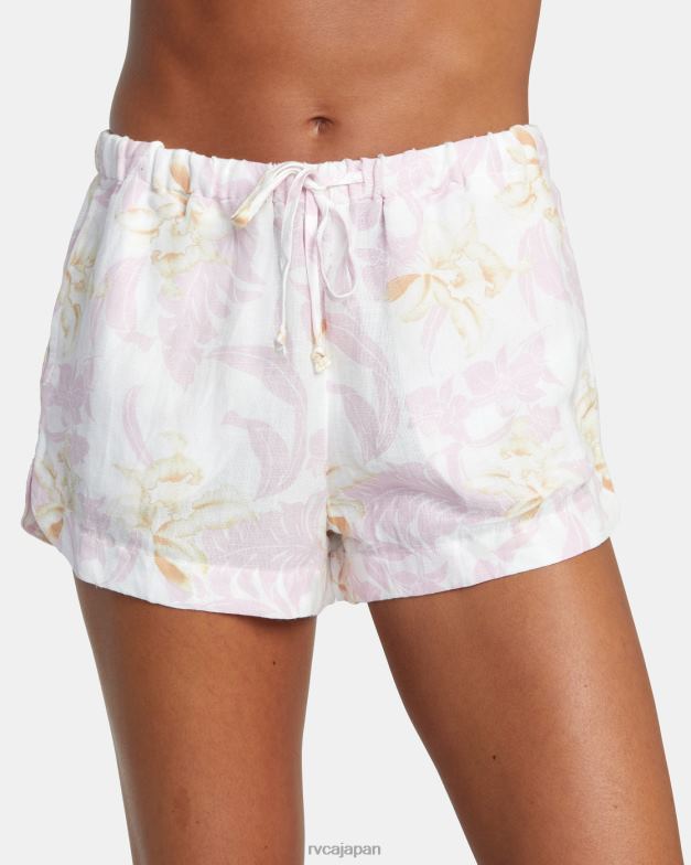 衣類 TP8J1495 ベラ RVCA 女性 リネン新夢ドローコードショーツ