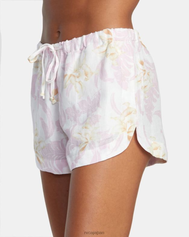衣類 TP8J1495 ベラ RVCA 女性 リネン新夢ドローコードショーツ