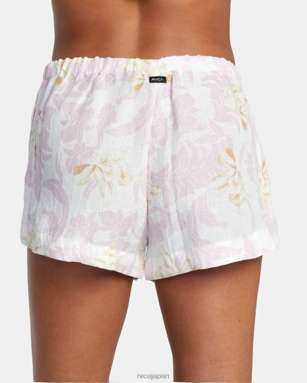 衣類 TP8J1495 ベラ RVCA 女性 リネン新夢ドローコードショーツ