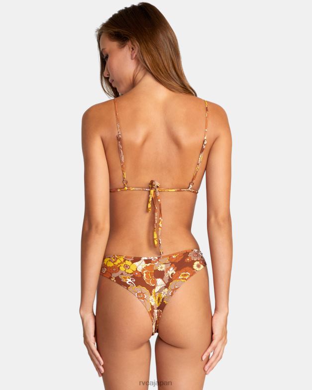 泳ぐ TP8J1497 マルチ RVCA 女性 アースブルームスライドトライアングルビキニトップ