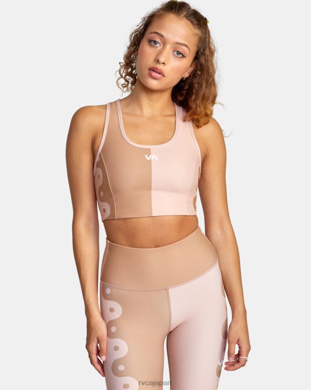 衣類 TP8J1502 リニアヤンダスティローズ RVCA 女性 リニアヤンスポーツブラ