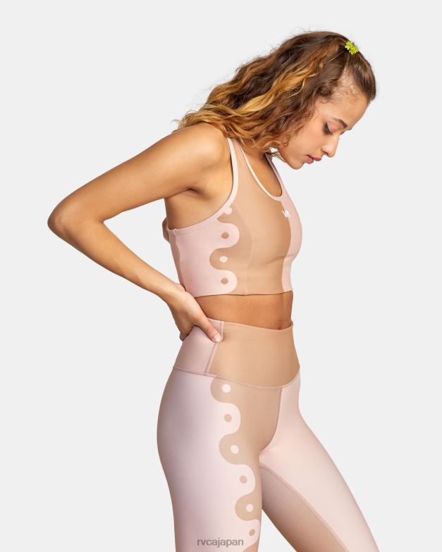 衣類 TP8J1502 リニアヤンダスティローズ RVCA 女性 リニアヤンスポーツブラ