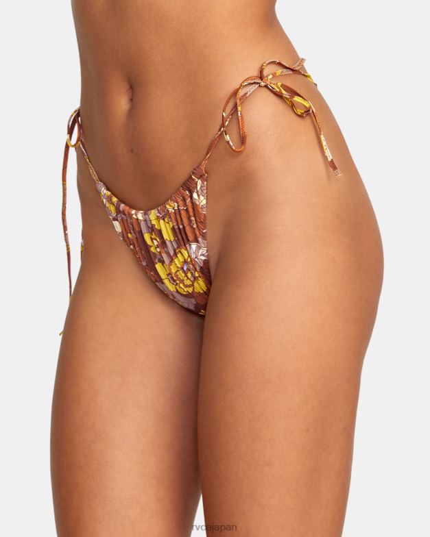 泳ぐ TP8J1506 マルチ RVCA 女性 アースブルーム ミディアムフレンチビキニボトムス