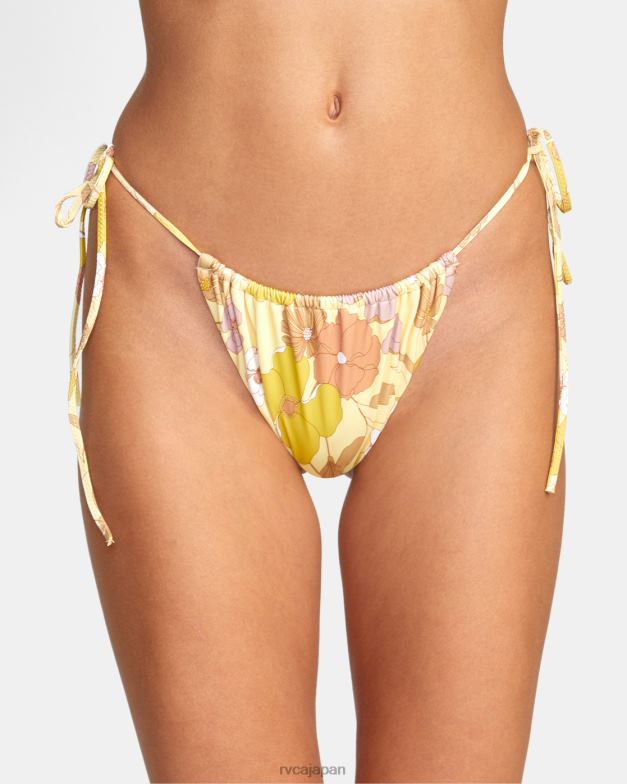 泳ぐ TP8J1512 マルチ RVCA 女性 ヘイズ スライドタイサイドビキニボトムス