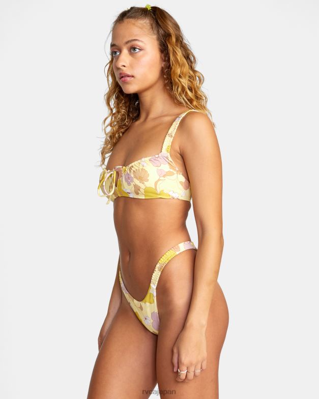 泳ぐ TP8J1516 マルチ RVCA 女性 ヘイズスクランチフレンチビキニボトムス