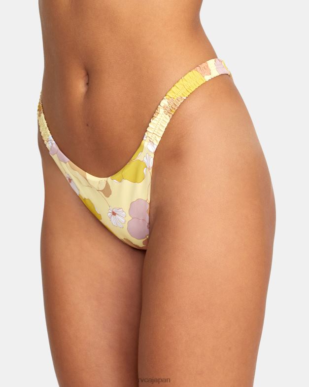 泳ぐ TP8J1516 マルチ RVCA 女性 ヘイズスクランチフレンチビキニボトムス