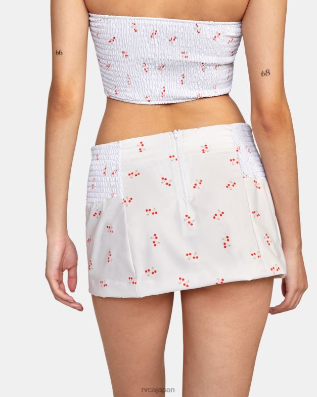 衣類 TP8J1519 クリーム RVCA 女性 ドキドキハイウエストスカート