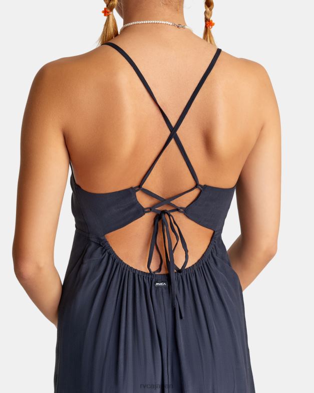 衣類 TP8J1535 黒 RVCA 女性 ノージャッジミディドレス