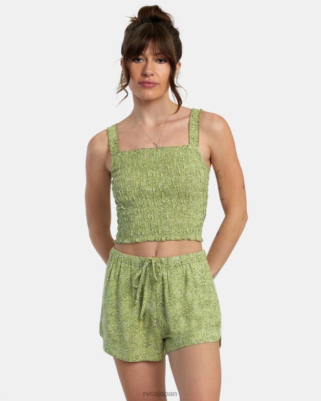 衣類 TP8J1545 シダ RVCA 女性 新しい夢ドローコードショーツ