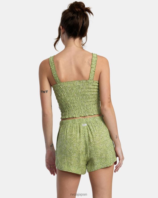 衣類 TP8J1545 シダ RVCA 女性 新しい夢ドローコードショーツ