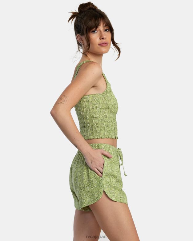 衣類 TP8J1545 シダ RVCA 女性 新しい夢ドローコードショーツ