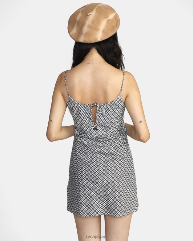 衣類 TP8J1546 雲 RVCA 女性 マッカーサー ミディドレス