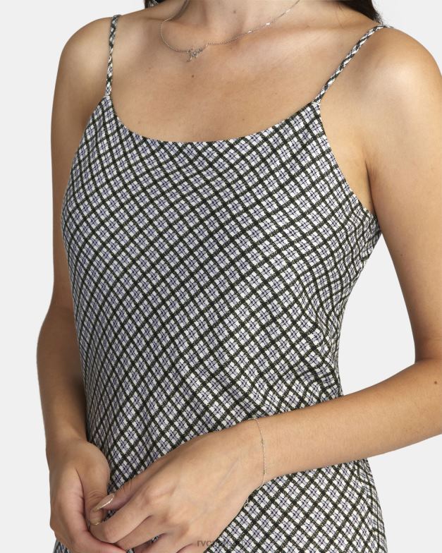 衣類 TP8J1546 雲 RVCA 女性 マッカーサー ミディドレス