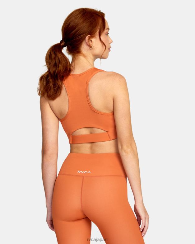 衣類 TP8J1549 ココア RVCA 女性 VAエッセンシャルスポーツブラ