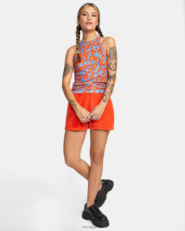 衣類 TP8J1552 コバルト RVCA 女性 レイブタンクトップ