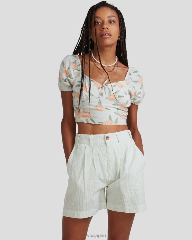 衣類 TP8J1555 ピスタチオ RVCA 女性 ヨットクラブショートパンツ