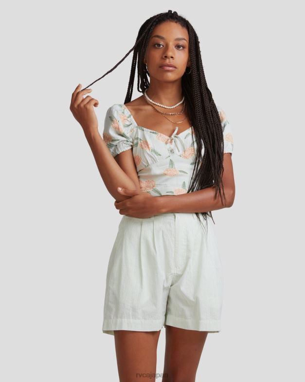 衣類 TP8J1555 ピスタチオ RVCA 女性 ヨットクラブショートパンツ