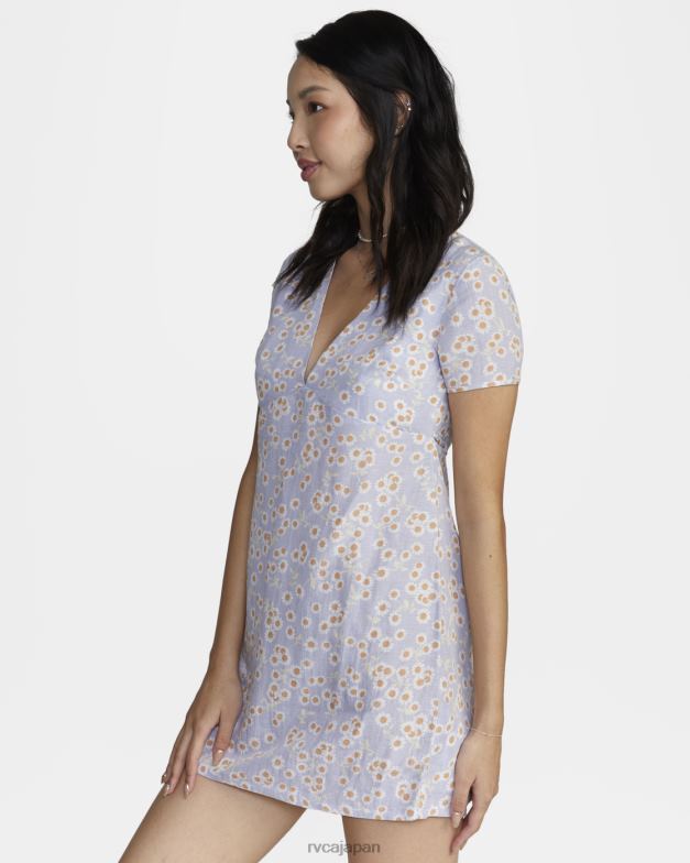 衣類 TP8J1559 宇宙の空 RVCA 女性 ヴェーダ ミニドレス