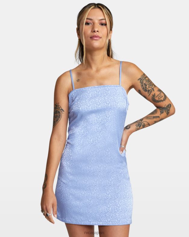 衣類 TP8J1560 グレーパープル RVCA 女性 エクスプローラータンクドレス