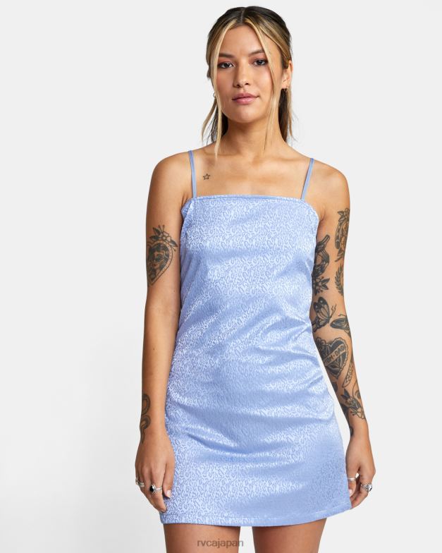 衣類 TP8J1560 グレーパープル RVCA 女性 エクスプローラータンクドレス
