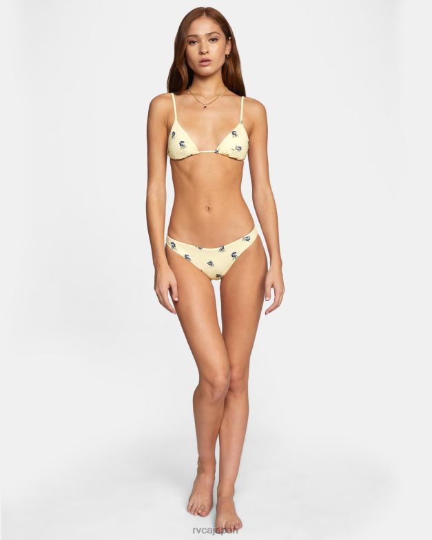 泳ぐ TP8J1561 日光 RVCA 女性 愛しやすいローライズミディアムビキニボトムス
