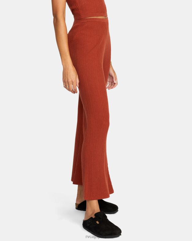 衣類 TP8J1563 アラビアンスパイス RVCA 女性 スワーブフレアパンツ