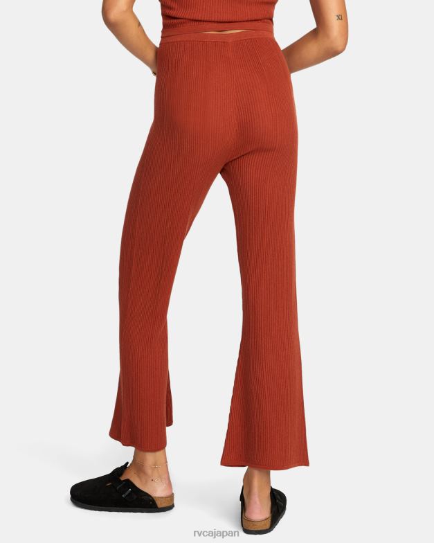 衣類 TP8J1563 アラビアンスパイス RVCA 女性 スワーブフレアパンツ