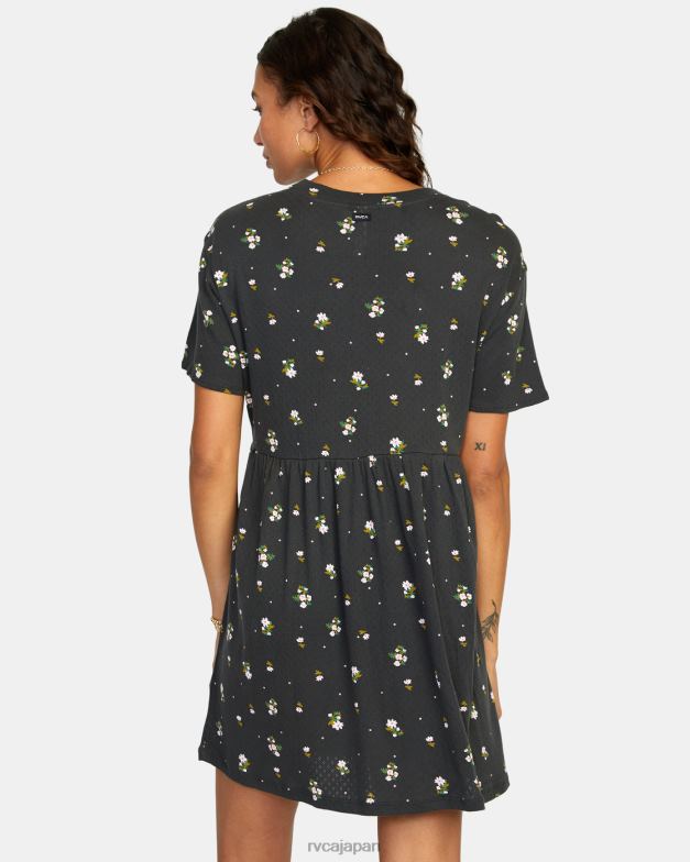 衣類 TP8J1573 黒 RVCA 女性 シティバイブミニドレス