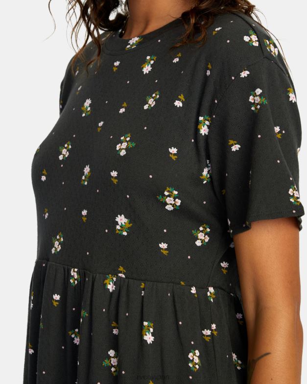 衣類 TP8J1573 黒 RVCA 女性 シティバイブミニドレス