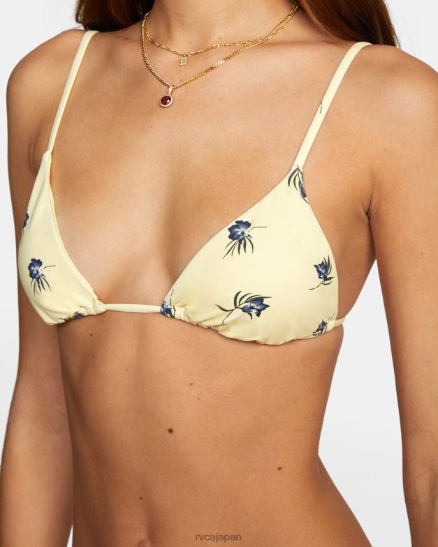 泳ぐ TP8J1575 日光 RVCA 女性 簡単に愛せる三角ビキニトップ