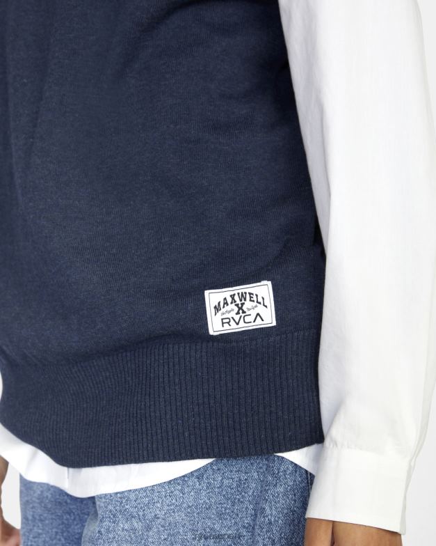 衣類 TP8J1576 ムーディーブルー RVCA 女性 故郷のセーターベスト