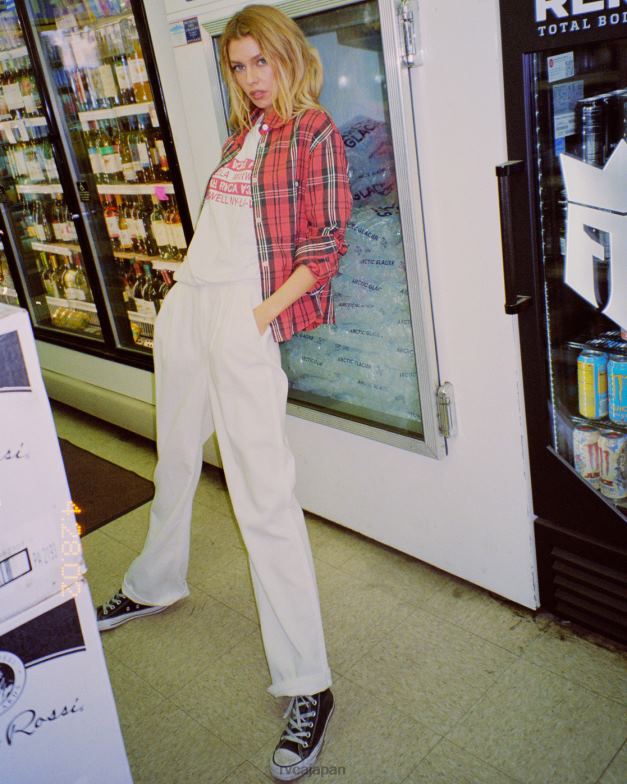 衣類 TP8J1578 菊 RVCA 女性 悪名高い長袖フランネルシャツ