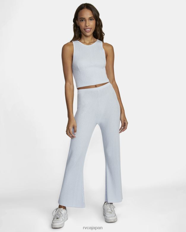 衣類 TP8J1585 ハロゲンブルー RVCA 女性 スワーブフレアパンツ