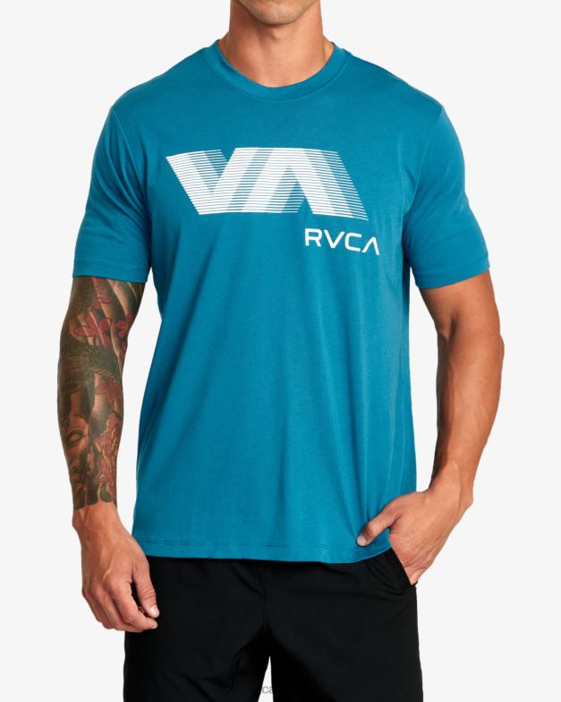 衣類 TP8J15 ティール RVCA 男性 va ブラー ティー